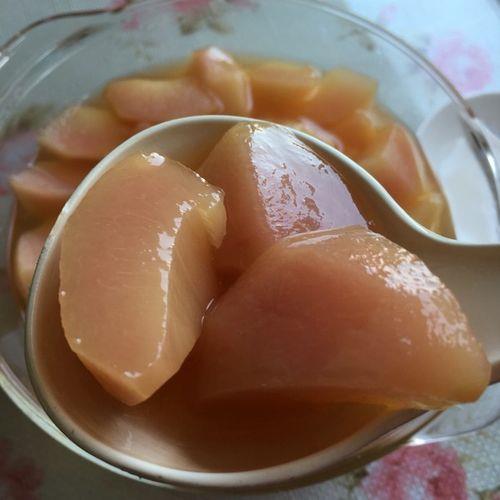 桃子罐头的制作方法
